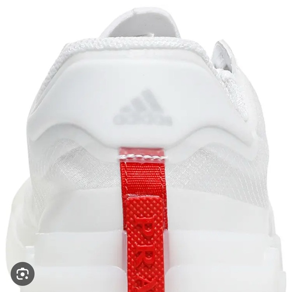 Adidas White and Red Sneakers - Picture 1 of 9